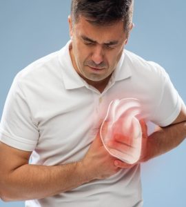 Person with heart attack